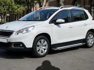 Peugeot 2008 2013-2019 рр. Бокові пороги Rainbow (2 шт., алюміній) фото 1
