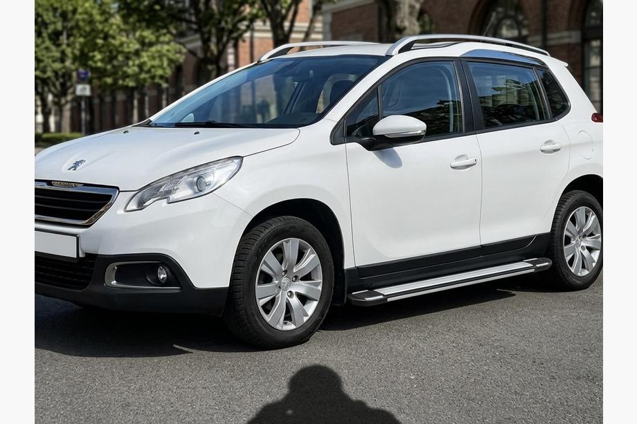 Peugeot 2008 2013-2019 рр. Бокові пороги Rainbow (2 шт., алюміній) Image