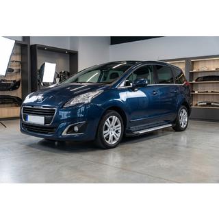 Бокові пороги Allmond Grey (2 шт., алюміній) Peugeot 5008 2009-2016 рр. фото 1
