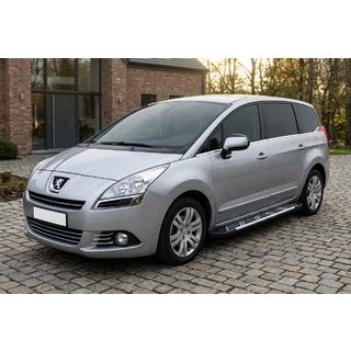 Бокові пороги Sunrise (2 шт., алюміній) Peugeot 5008 2009-2016 рр. фото 1