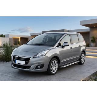 Бокові пороги Line (2 шт., алюміній) Peugeot 5008 2009-2016 рр. фото 1