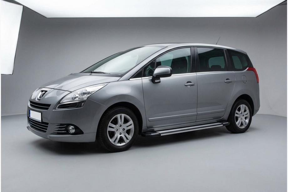 Peugeot 5008 2009-2016 рр. Бокові пороги Rainbow (2 шт., алюміній) Image