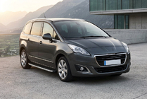 Peugeot 5008 2009-2016 рр. Бокові пороги Fullmond (2 шт., алюміній) фото 1