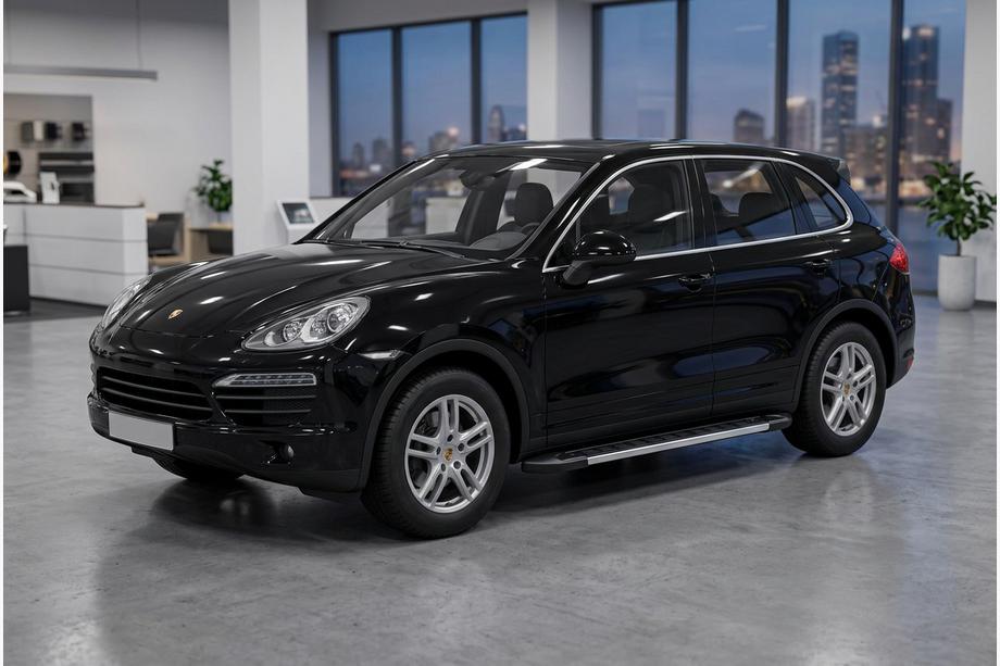Porsche Cayenne 2010-2017 рр. Бокові пороги RedLine V1 (2 шт., Алюміній) Image