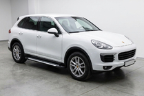 Porsche Cayenne 2010-2017 рр. Бокові пороги Line (2 шт., Алюміній) фото 1