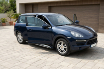 Porsche Cayenne 2010-2017 рр. Бокові пороги Rainbow (2 шт., Алюміній) фото 1