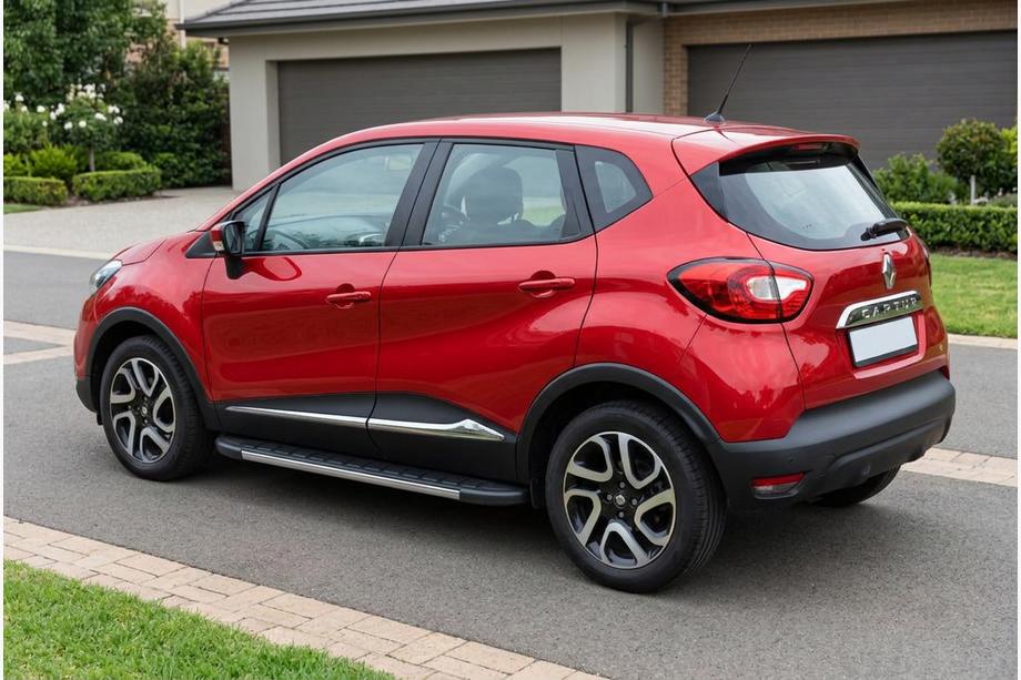Renault Captur 2013-2019 рр. Бокові пороги Duru (2 шт., Алюміній) Image