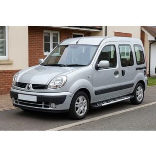 Бокові пороги Sunrise (2 шт., алюміній) Renault Kangoo 1998-2008 рр. фото 1