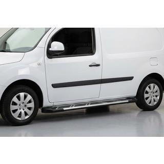 Бокові пороги Sunrise (2 шт., алюміній) Renault Kangoo 2008-2020 рр. фото 1