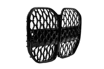 BMW 4 серія G22/23/26 2020- рр. Ніздрі Diamond (для G22/23, чорний глянцевий) фото 3