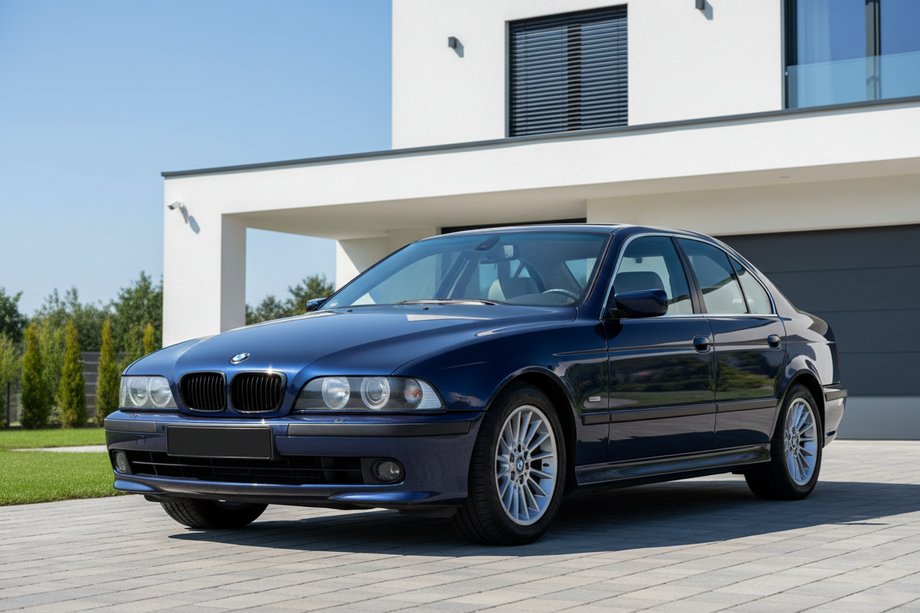 BMW 5 серія E39 1996-2003 рр. Ніздрі 1-Bar (2000-2003, чорний глянець) Фото 1