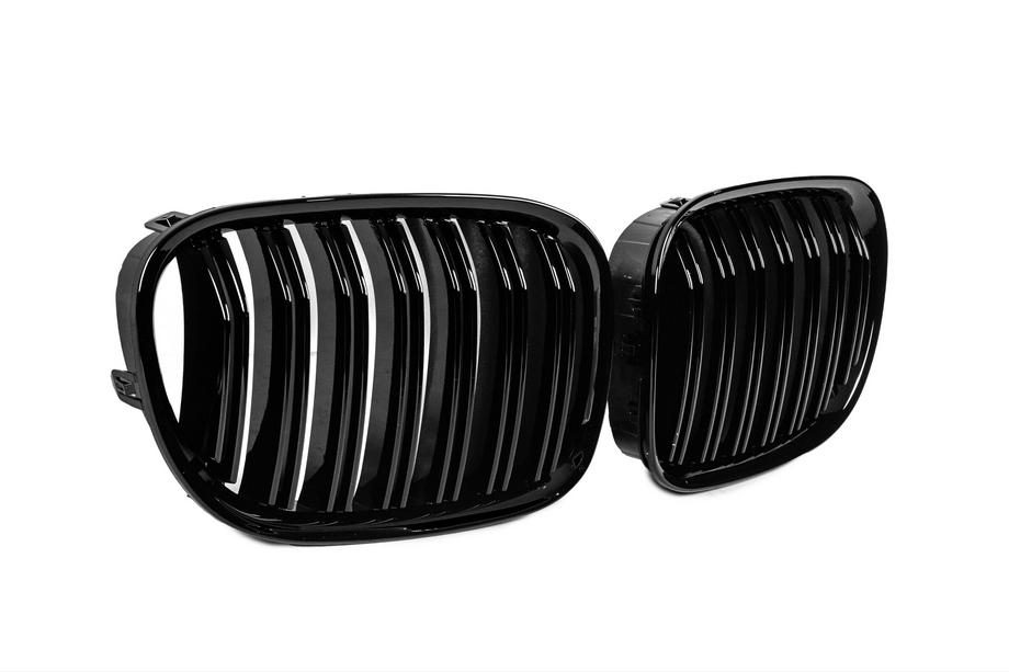 BMW 7 серія F01/F02 2008-2015 рр. Ніздрі M-Look (чорний глянець) Фото 4