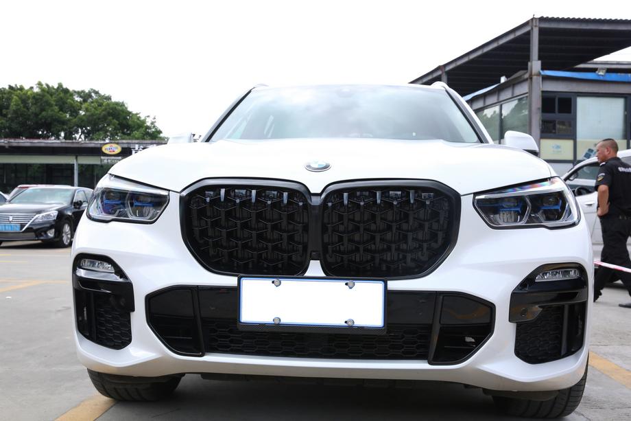 BMW X5 G05 2019-2026 рр. Ніздрі Diamond Black (2018-2022, чорний глянець) Фото 1