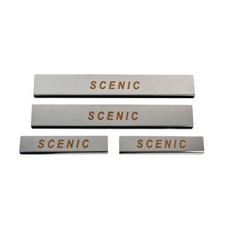 Накладки на пороги Carmos (4шт, нерж.) фото 1