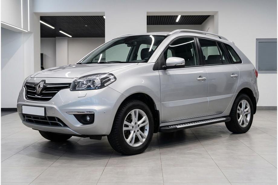 Renault Koleos 2008-2016 рр. Бокові пороги Line (2 шт., Алюміній) Image
