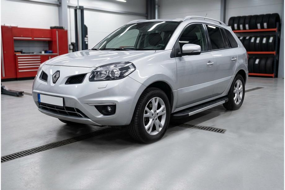 Renault Koleos 2008-2016 рр. Бокові пороги Duru (2 шт., Алюміній) Image