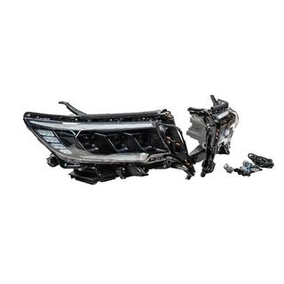 Передня оптика Lexus-design-3-LED V2 (2017+, 2 шт) Toyota Land Cruiser Prado 150 2009-2023 рр. фото 3