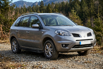 Renault Koleos 2008-2016 рр. Бокові пороги RedLine Black (2 шт., Алюміній) фото 1