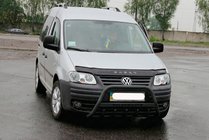 Volkswagen Caddy 2004-2010 рр. Кенгурятник WT004 Black (нерж) фото 4