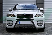 BMW X5 E70 2007-2013 рр. Кенгурятник WT003 Black (нерж) фото 2