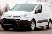 Citroen Berlingo 2008-2018 рр. Кенгурятник WT003 Black (нерж) фото 1
