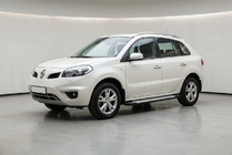 Renault Koleos 2008-2016 рр. Бокові пороги Allmond Grey (2 шт., алюміній) фото 1