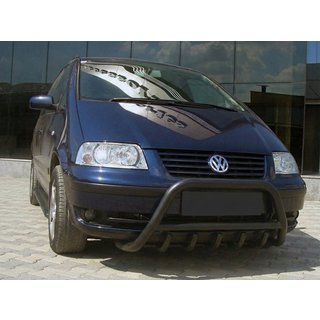 Кенгурятник WT003 Black (нерж) Ford Galaxy 1995-2006 рр. фото 1