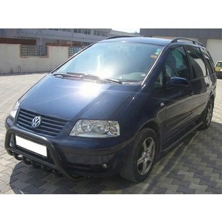 Кенгурятник WT003 Black (нерж) Ford Galaxy 1995-2006 рр. фото 2