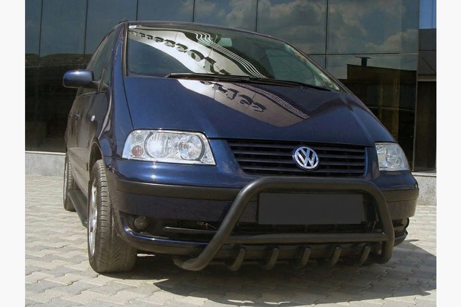 Ford Galaxy 1995-2006 рр. Кенгурятник WT003 Black (нерж) Image
