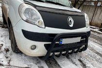 Renault Kangoo 2008-2020 рр. Кенгурятник WT004 Black (нерж) фото 3