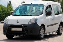 Renault Kangoo 2008-2020 рр. Кенгурятник WT003 Black (нерж) фото 2