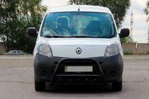 Renault Kangoo 2008-2020 рр. Кенгурятник WT003 Black (нерж) фото 3