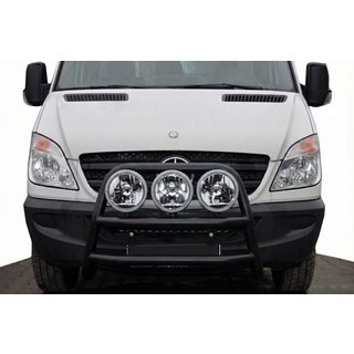 Кенгурятник високий WT018 Black (нерж.) фото 1