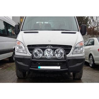 Кенгурятник високий WT018 Black (нерж.) фото 2