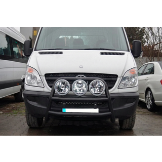 Кенгурятник високий WT018 Black (нерж.) фото 2