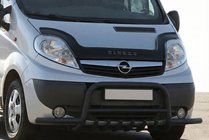 Renault Trafic 2001-2015 рр. Кенгурятник Exclusive Black (нерж.) фото 4