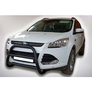 Кенгурятник WT018 Black (нерж.) Ford Kuga/Escape 2013-2019 рр. фото 1
