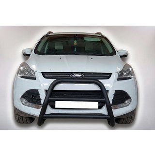 Кенгурятник WT018 Black (нерж.) Ford Kuga/Escape 2013-2019 рр. фото 3