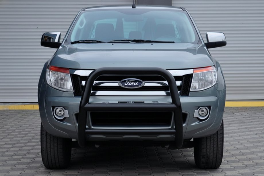 Ford Ranger 2011-2022 рр. Передній захист WT018 Black (нерж.) Фото 2