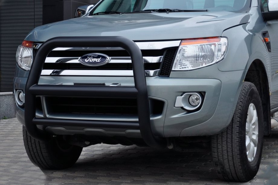 Ford Ranger 2011-2022 рр. Передній захист WT018 Black (нерж.) Фото 3