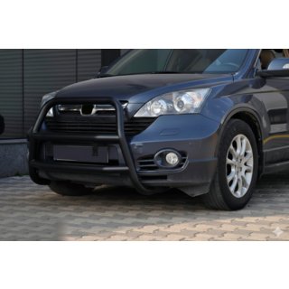 Кенгурятник WT018 Black (нерж.) Honda CRV 2007-2011 рр. фото 1
