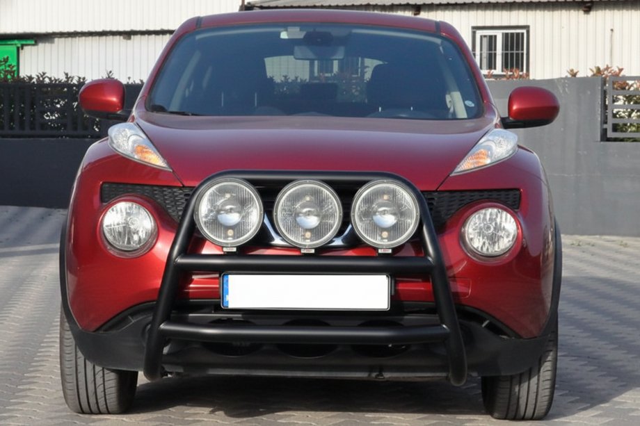 Nissan Juke 2010-2019 рр. Кенгурятник WT018 Black (нерж)