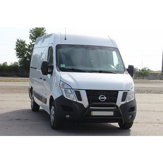Кенгурятник WT018 Black (нерж.) Nissan NV400 2010-2024 рр. фото 3