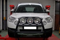 Skoda Yeti 2009-2017 рр. Кенгурятник WT018 Black (нерж.) фото 3