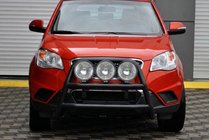 SsangYong Korando 2010-2019 рр. Кенгурятник WT018 Black (нерж.) фото 3
