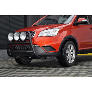 Кенгурятник WT018 Black (нерж.) SsangYong Korando 2010-2019 рр. фото 4