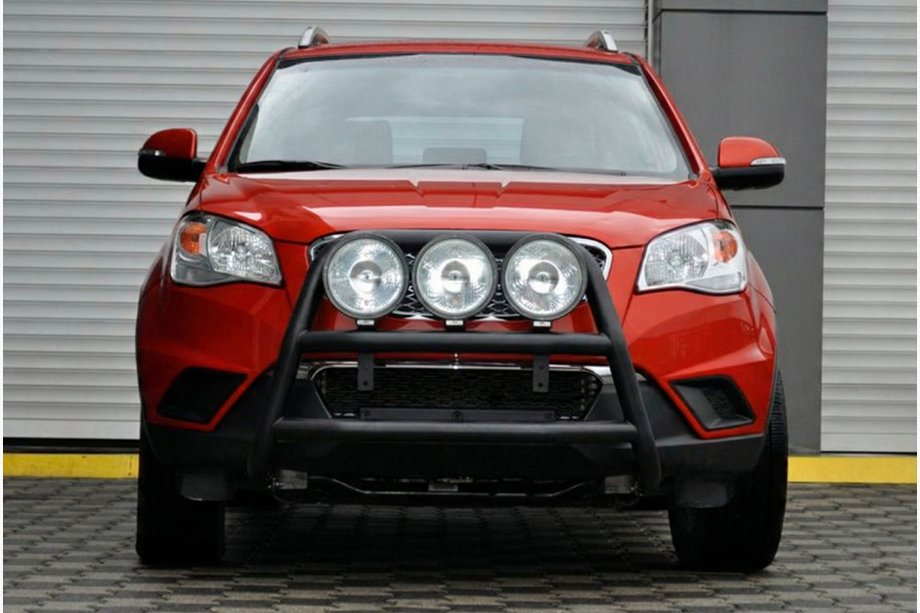 SsangYong Korando 2010-2019 рр. Кенгурятник WT018 Black (нерж.) Image