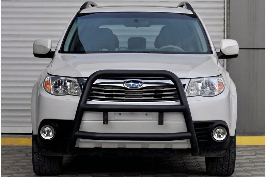 Subaru Forester 2008-2013 рр. Кенгурятник WT018 Black (нерж.) Image