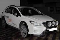 Subaru XV 2011-2017 рр. Кенгурятник WT018 Black (нерж.) фото 2