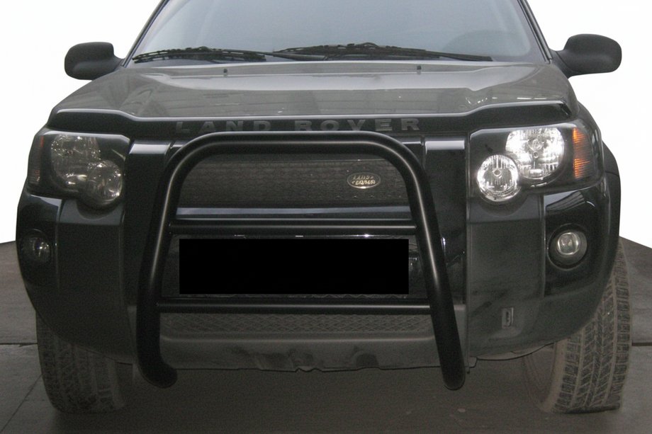 Land Rover Freelander II 2006-2014 рр. Кенгурятник QT008 Black (нерж) Фото 1